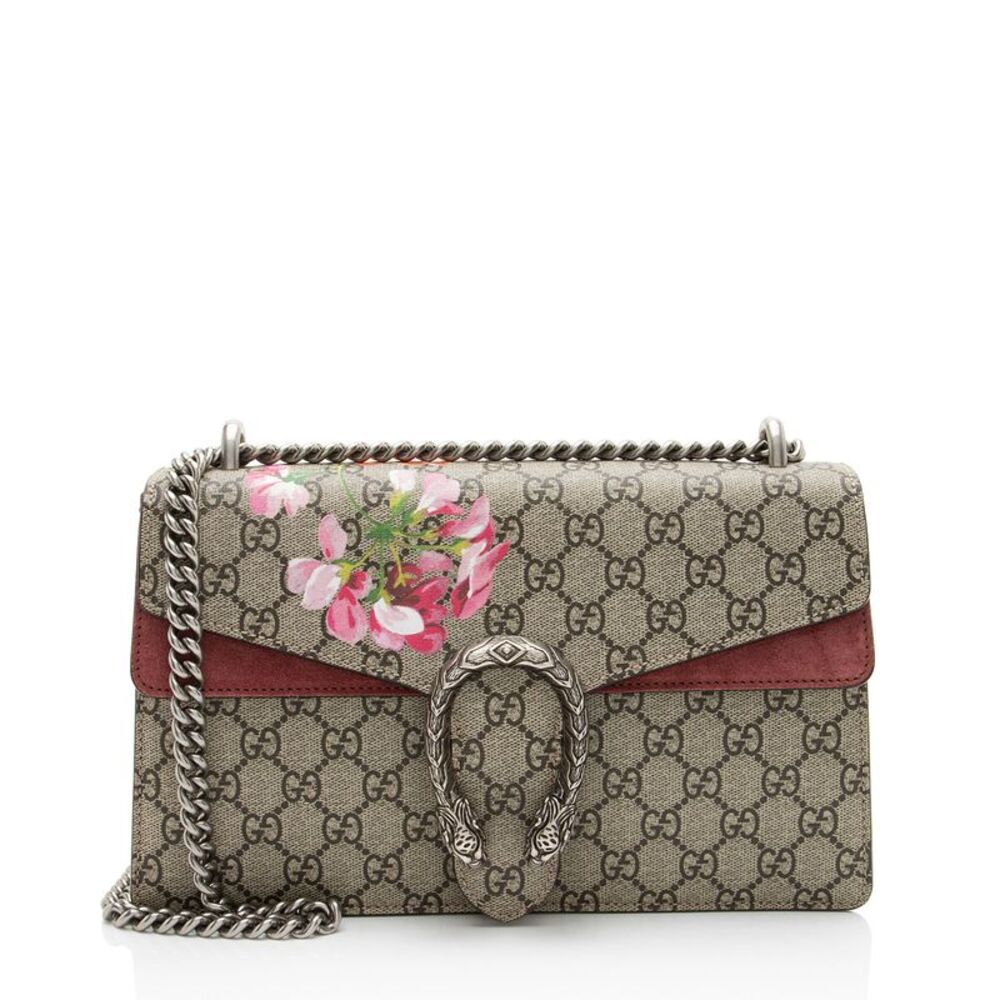 Gucci GG Supreme Blooms Dionysus Medium Shoulder Bag